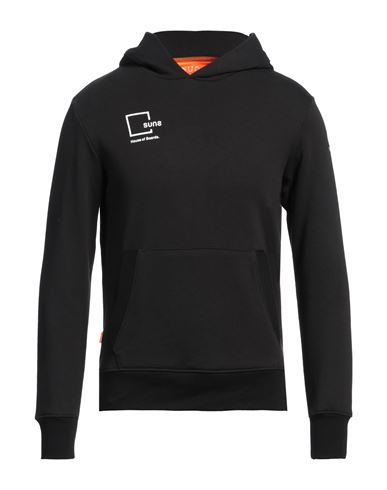Suns Man Sweatshirt Black Size S Cotton, Polyester In Black