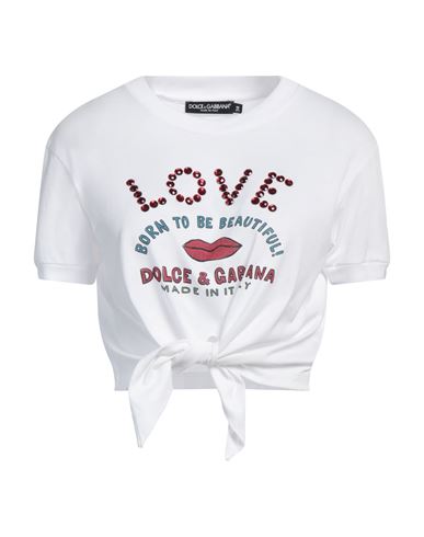 Dolce&Gabbana Camiseta Mujer Blanco 32,34,36 Mujer
