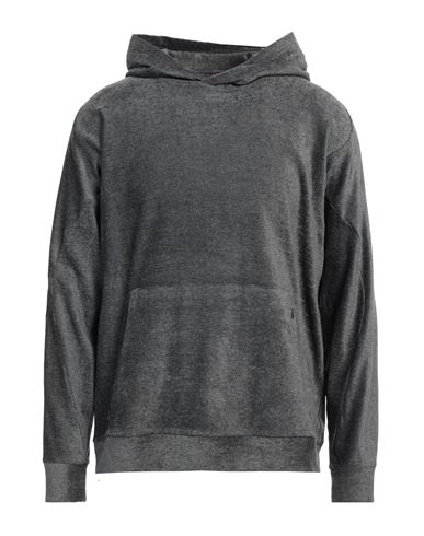 Lardini Man Sweatshirt Lead Size 40 Viscose, Cotton, Wool, Elastane In Grey