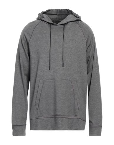 Emporio Armani Man Sweatshirt Grey Size M Lyocell, Virgin Wool In Grey