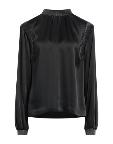 Tom Ford Woman Top Lead Size 2 Acetate, Viscose, Lambskin In Grey
