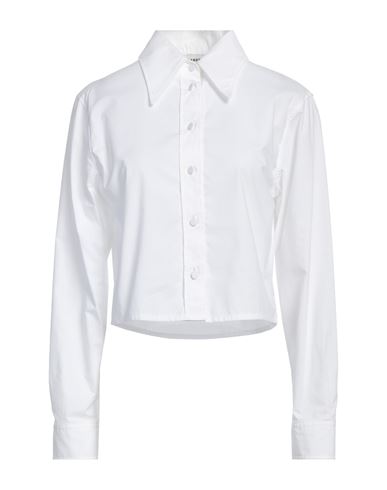 Sandro Woman Shirt White Size 3 Cotton