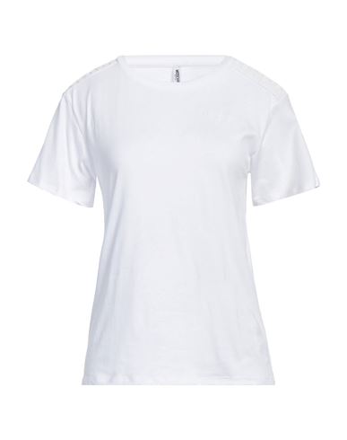 Moschino Woman T-shirt White Size L Cotton In White