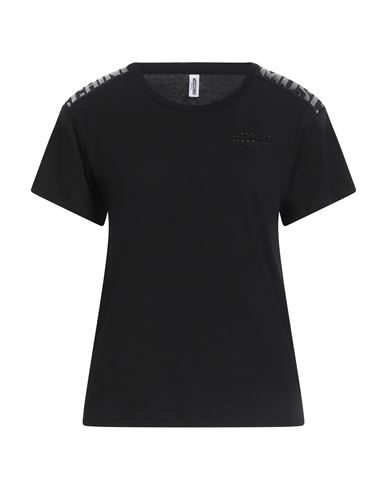 Moschino Woman T-shirt Black Size L Cotton In Black