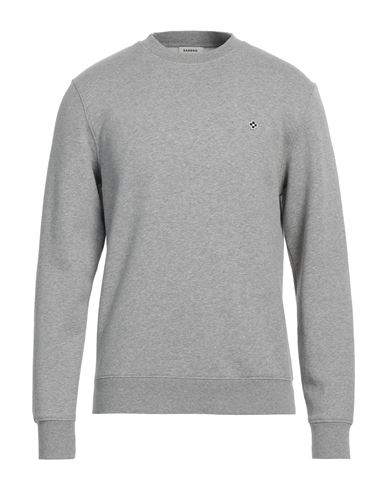 Sandro Man Sweatshirt Grey Size Xs Cotton, Elastane In Grey