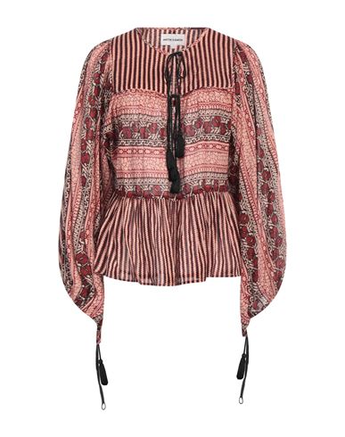 Antik Batik Woman Top Red Size 10 Cotton In Red