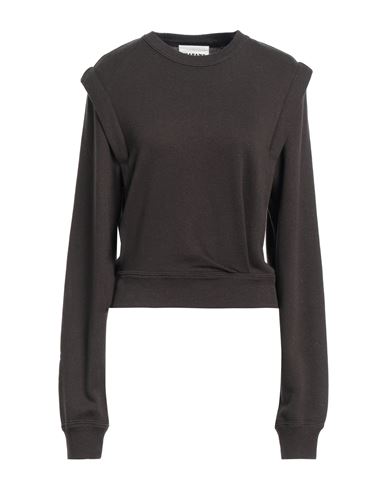 Isabel Marant Étoile Marant Étoile Woman Sweatshirt Charcoal Size 10 Viscose, Cotton, Linen In Grey