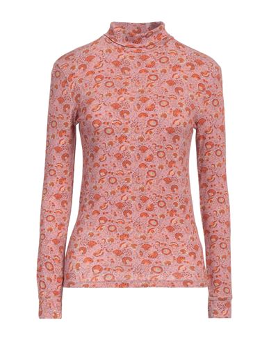 Antik Batik Woman T-shirt Antique Rose Size 8 Viscose, Wool, Elastane In Pink