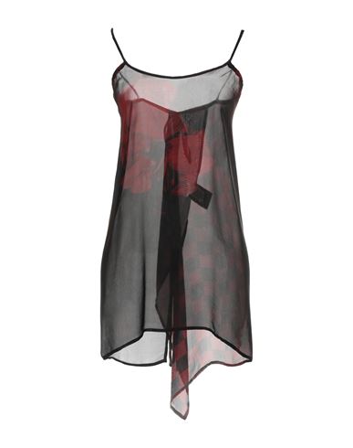 Masnada Woman Top Brick Size S Viscose, Silk In Red