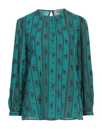 Antik Batik Woman Top Emerald Green Size 10 Viscose In Green
