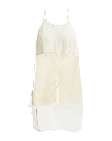 Shop Ter Et Bantine Woman Top Ivory Size 6 Viscose, Cotton, Linen In White