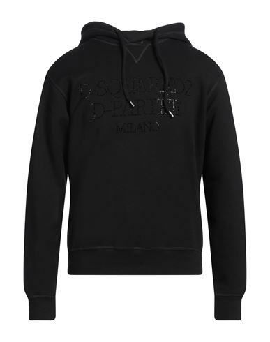 Dsquared2 Man Sweatshirt Black Size L Cotton In Black