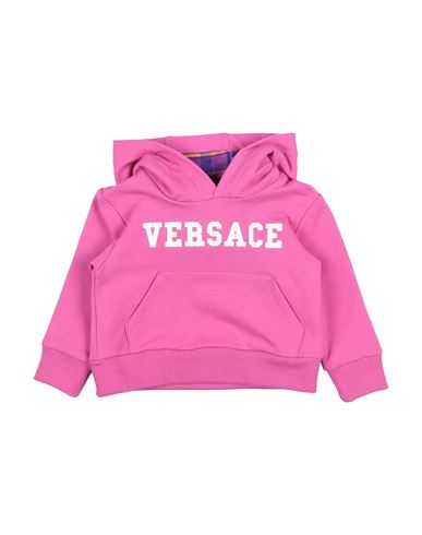 Versace Young Babies'  Newborn Girl Sweatshirt Magenta Size 3 Cotton, Elastane