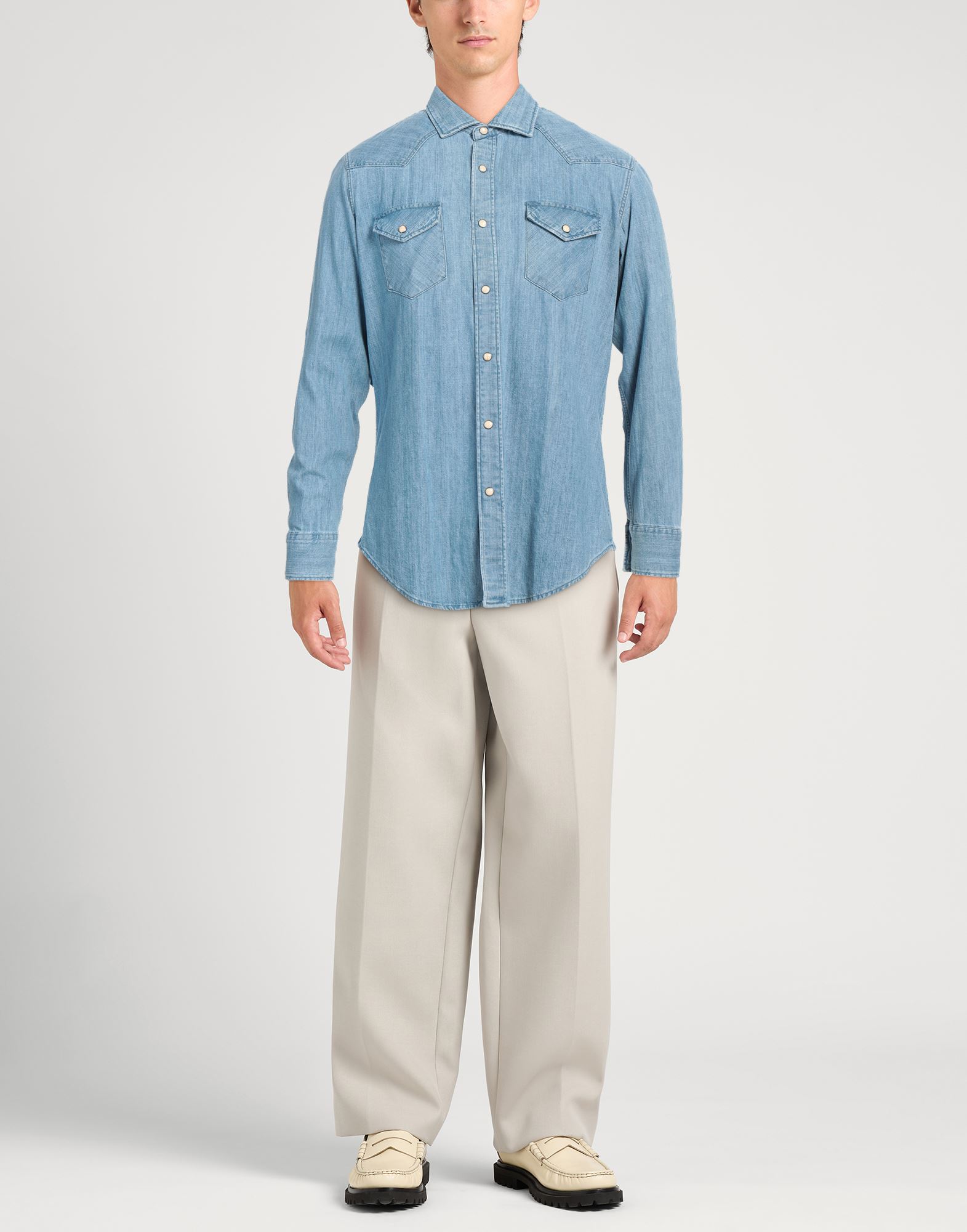  Eleventy - Camisetas Y Tops - Camisas Vaqueras - On Yoox.com 