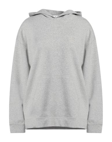 Ganni Woman Sweatshirt Grey Size Xs Organic Cotton In Gray