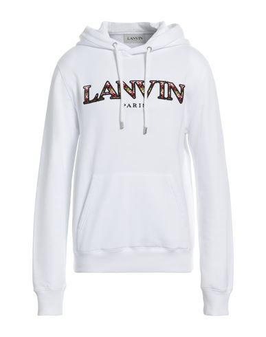 Lanvin Man Sweatshirt White Size Xxl Cotton