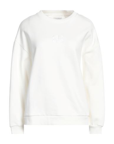 Ballantyne Woman Sweatshirt White Size L Cotton