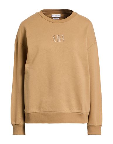 Ballantyne Woman Sweatshirt Camel Size L Cotton In Neutral