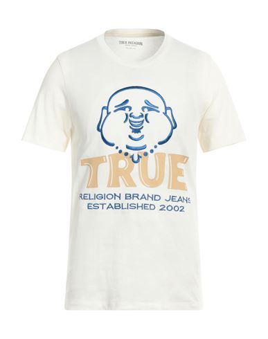 True Religion Buddha Face T Shirt White In White