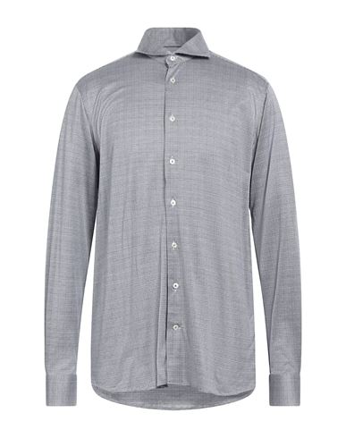 Eton Man Shirt Midnight Blue Size 17 ½ Cotton In Gray