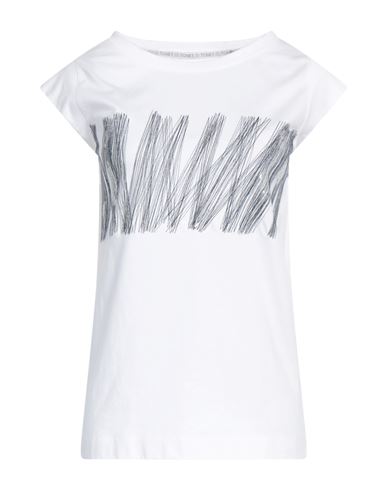 Tonet Woman T-shirt White Size 8 Cotton