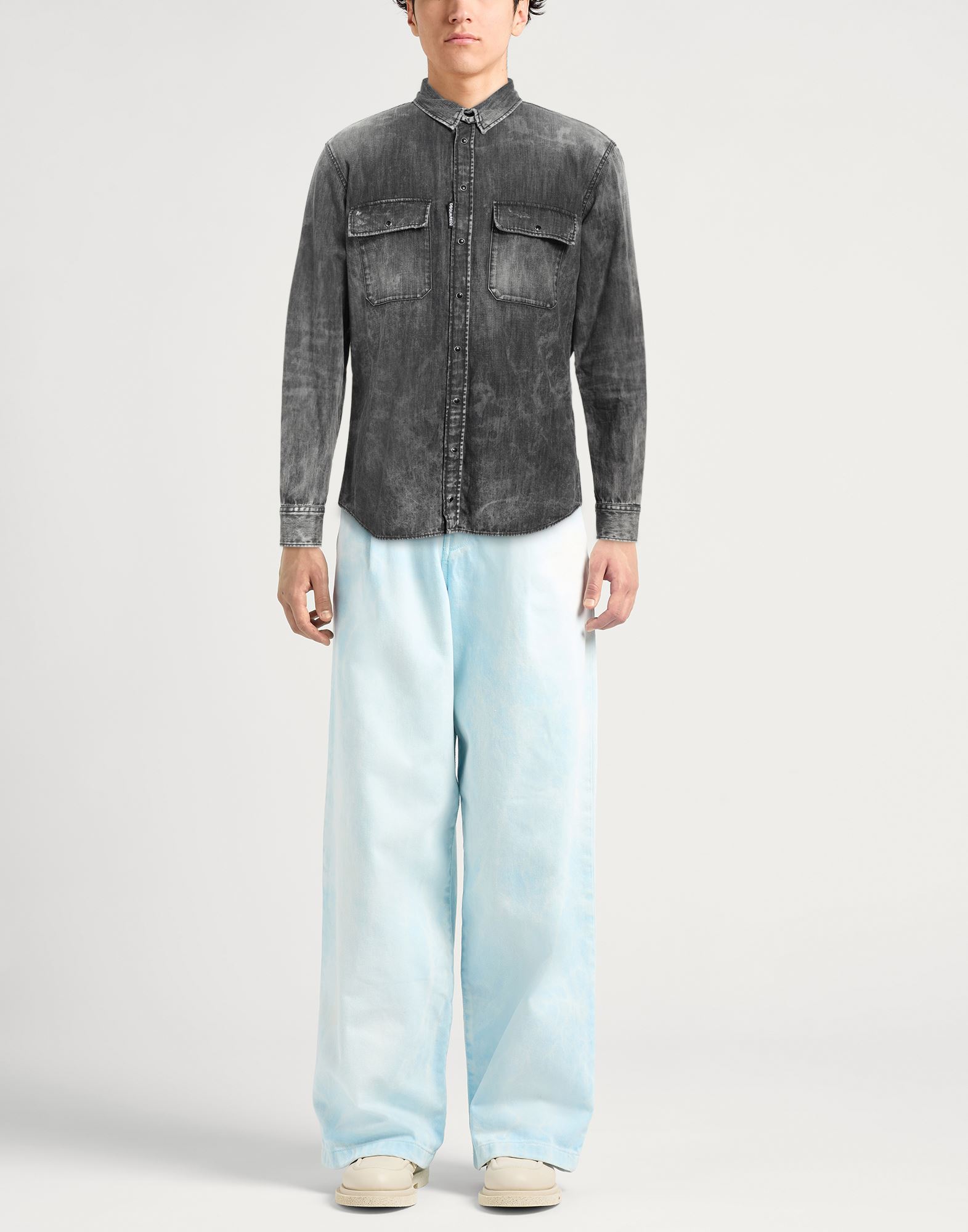  Dsquared2 - Camisetas Y Tops - Camisas Vaqueras - On Yoox.com 