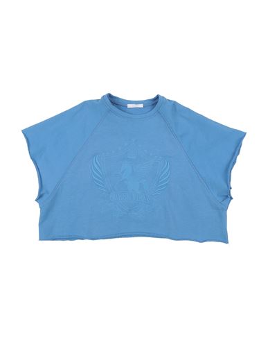 L:ú L:ú By Miss Grant Toddler Girl Sweatshirt Azure Size 6 Cotton In Blue