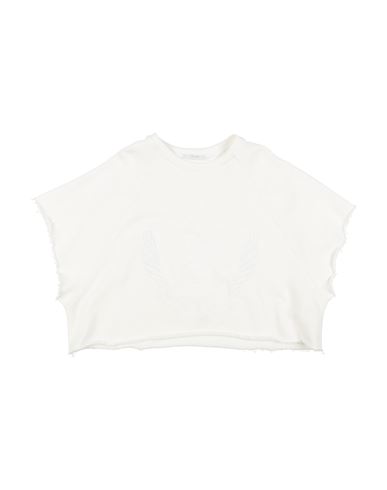 L:ú L:ú By Miss Grant Toddler Girl Sweatshirt White Size 6 Cotton In White