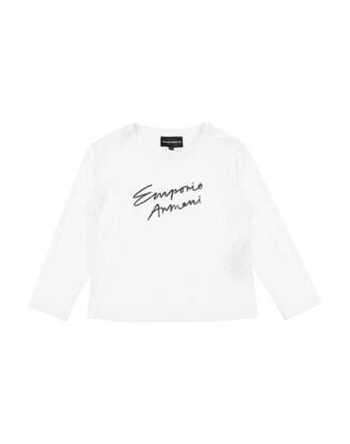Emporio Armani Babies'  Toddler Girl T-shirt White Size 7 Cotton