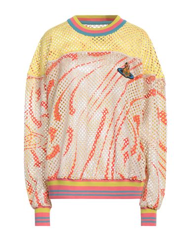 Vivienne Westwood Woman Sweatshirt Yellow Size S Polyester, Polyurethane In Yellow