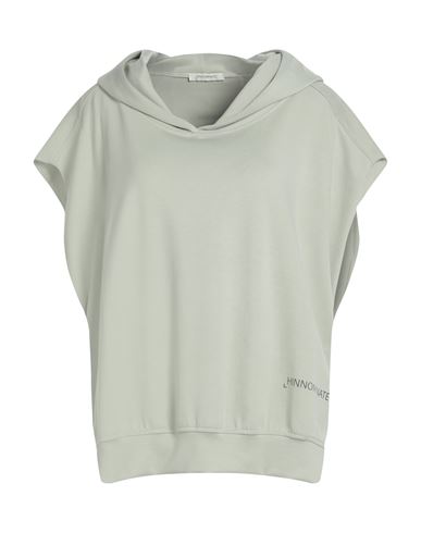 Hinnominate Woman Sweatshirt Sage Green Size L Polyester, Modal, Elastane In Green