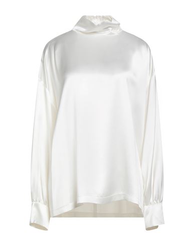 Fabiana Filippi Woman Top Ivory Size 8 Viscose, Wool In White