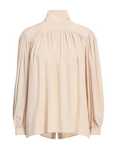 Shop N°21 Woman Top Sand Size 6 Acetate, Silk In Beige