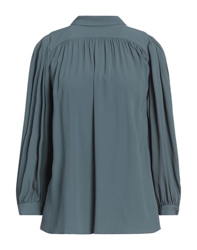 N°21 Woman Top Deep Teal Size 6 Acetate, Silk