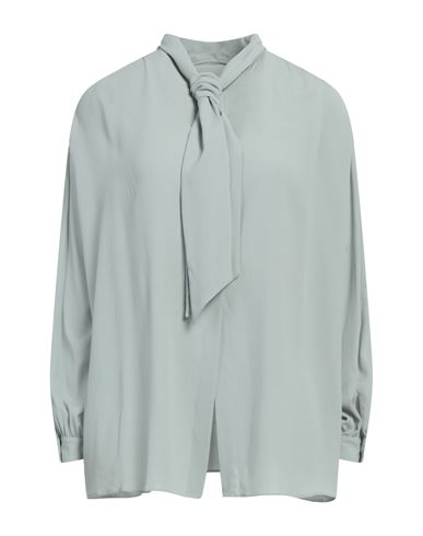 Shop N°21 Woman Top Sage Green Size 6 Acetate, Silk
