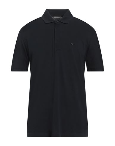 Emporio Armani Man Polo Shirt Midnight Blue Size Xs Cotton In Blue