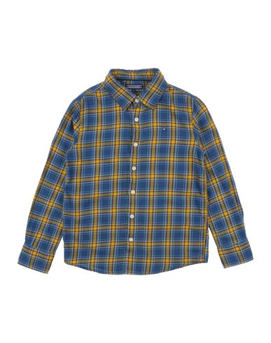 Tommy Hilfiger Babies'  Toddler Boy Shirt Blue Size 5 Cotton