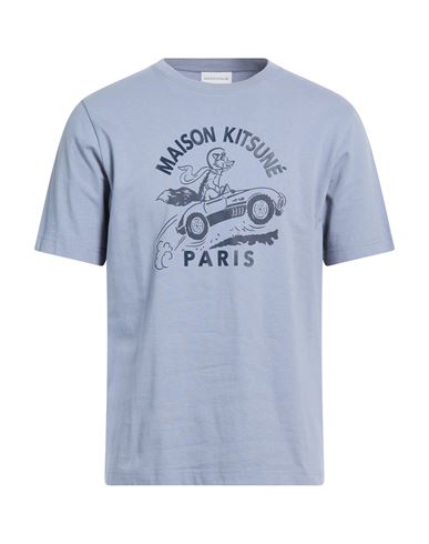 MAISON KITSUNÉ T-shirts Herren Taubenblau S Herren