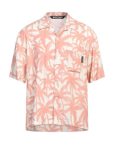 Palm Angels Bowling Shirt With Palms Motif In White