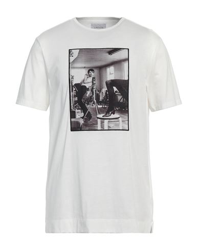 LIMITATO LIMITATO MAN T-SHIRT WHITE SIZE S COTTON 