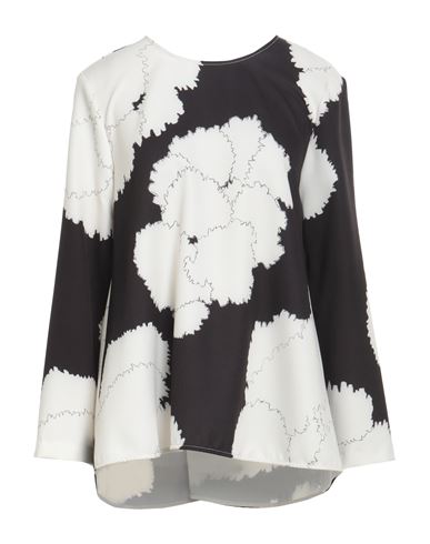 Meimeij Woman Top Black Size 6 Polyester, Elastane In Black
