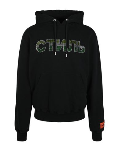 Heron Preston Ctnmb Strass Logo Hoodie In Black