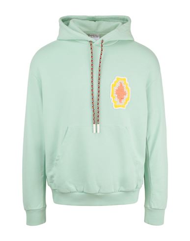 Marcelo Burlon County Of Milan Macrame Cross Patch Hoodie In Blue