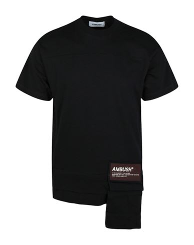 Shop Ambush Waist Pocket T-shirt Man T-shirt Black Size M Cotton