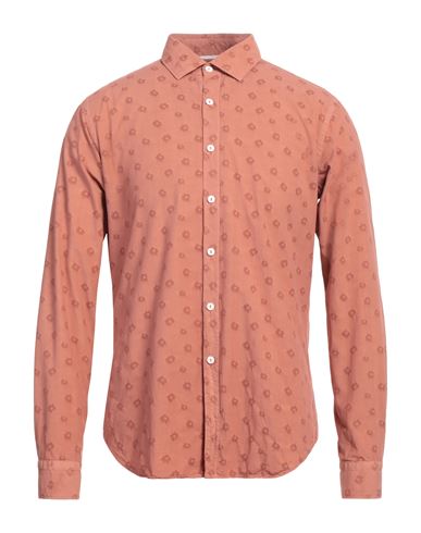 At.p.co At. P.co Man Shirt Antique Rose Size 15 ¾ Cotton In Pink