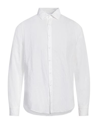 At.p.co At. P.co Man Shirt White Size 17 ¾ Cotton, Polyester In White