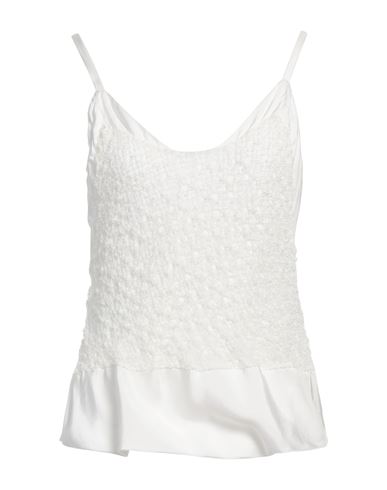 Jil Sander Openwork-detail Tank Top In White