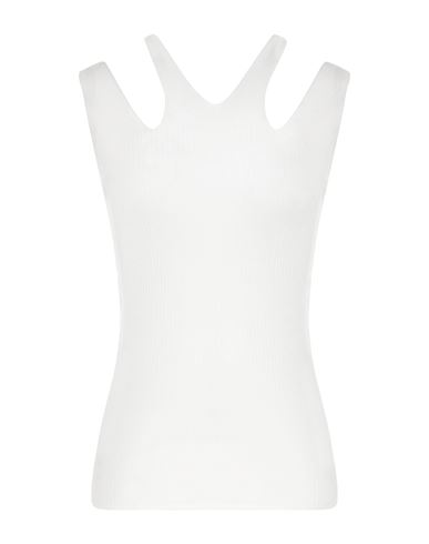 Yohji Yamamoto Collection Woman Top White Size 2 Nylon, Polyester, Polyurethane In White