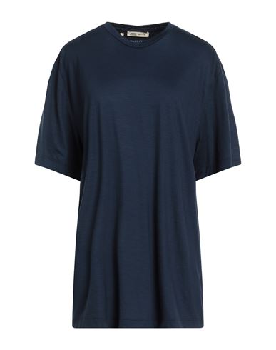 Maurizio Baldassari Woman T-shirt Midnight Blue Size Xxl Virgin Wool In Blue