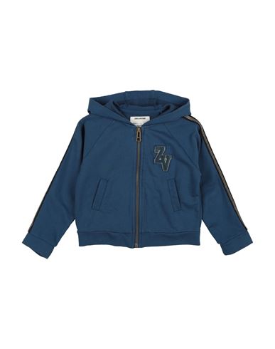 Zadig & Voltaire Babies'  Toddler Girl Sweatshirt Navy Size 4 Cotton